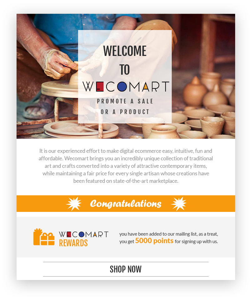 wecomart-welcome-email-potter